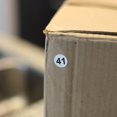 thumbnail image 3 of Circle Dot Number 41 Stickers | 0.75" Inch Round | 500 Pack, 3 of 3