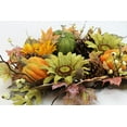 thumbnail image 4 of Admired By Nature GFW6002-NATURAL Fall Wreath, 24-Inches, Orange, 4 of 5