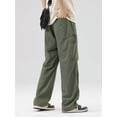 thumbnail image 3 of 2024 New Spring Summer Cargo Pants Men Streetwear Multi-Pockets Quick Dry Nylon Casual Pants Loose Straight Trousers Male, 3 of 6