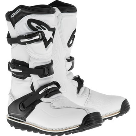 ALPINESTAR Tech-T MOTORCYCLE BOOTS WHITE/BLACK Size (Best Off Road Motorcycle Boots)
