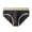 Black, variant on Men's Solid Color Mid Rise U-Size Triangle Underwear for Everyday Comfort and Support Black L
