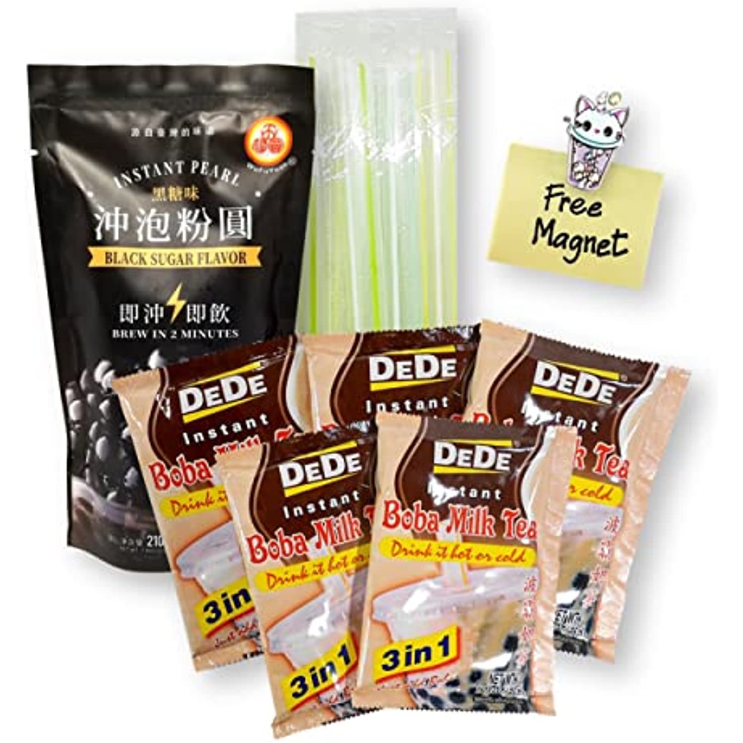 Buy Tasty Kitchen Bubble Tea Diy Boba Milk Tea Kit With 5 Dede Instant