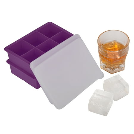 Whiskey Ice Cube Trays Square Maker Silicone Mold Sphere Mould Trays