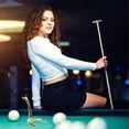 thumbnail image 4 of OULII Queue de Billard Pont Lot de 1 Imitation Cuivre Support de Queue Portable pour Matchs de Billard, 4 of 8