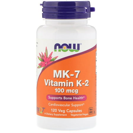 Now Foods  MK-7 Vitamin K-2   100 mcg  120 Veg