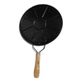 thumbnail image 1 of Yingyy Heat Diffuser Plate Disc Kitchen Cookware Milk Coffee Heat Diffuser Ring Simmer Ring with Wooden Handle, 1 of 9