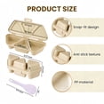 thumbnail image 2 of 6 in 1 Onigiri Mold Triangle Onigiri Mold，Non-Stick Rice Ball Maker Easy To Use,Kitchen tool for Making 6 Sushi at Once（Beige), 2 of 7