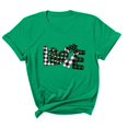 thumbnail image 2 of Meichang T-Shirts de la Saint-Patrick pour Femmes, Imprimé Trèfle à Quatre Feuilles Chanceux, Manches Courtes, Coupe Ample, Col Rond, Hauts d'Été Décontractés, 2 of 7