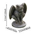thumbnail image 2 of Leeye Decor Ornament Desktop Dark Resin Figurine for Collectible and 1 Gargoyle Halloween Home Desk Shelf, 2 of 3