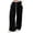 Black-women's travel pants, variant on Women's Wide Leg Sweatpants Lace Waist Baggy Workout Pants Drawstring Track Pants with Pockets