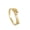 Gold, variant on Fashion Stainless Steel Letter Ring, Blessed Birthday Gift, Holiday Gift, Womens Fashion Jewelry