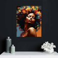 thumbnail image 4 of COMIO  African American Woman Wall Art Black Art Poster Graffiti Canvas Painting Picture for Living Room, 4 of 4