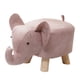 thumbnail image 5 of Banco de elefante, sofá, taburete de té, zapatos de dibujos animados portátiles, taburete otomano cambiador para Rosa, 5 of 9
