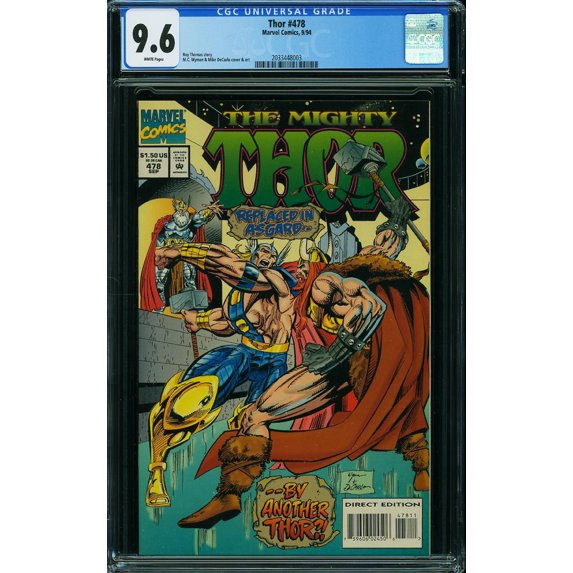 Thor #478 - CGC 9.6 Comic Book