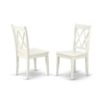thumbnail image 4 of Atlin Designs Antique 5-piece Dining Set with Round Table in Linen White, 4 of 6