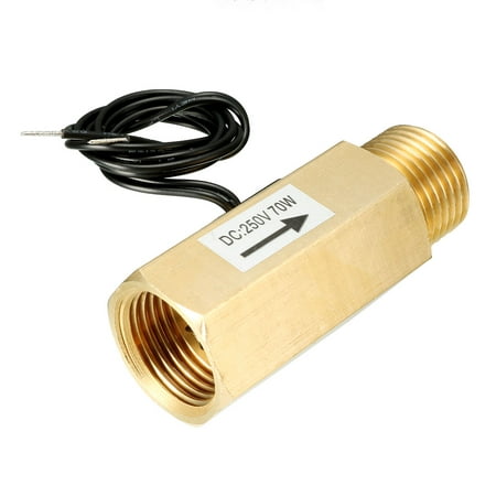

G1/2 Hall Effect Liquid Water Flow Sensor Switch Flowmeter Meter 1.2-12L/min