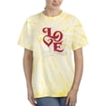thumbnail image 1 of Love Will Cure Quote  Tie Dye Cyclone Women -Image by Shutterstock, Female Small, 1 of 4