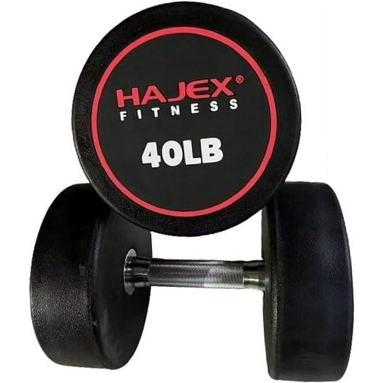 HAJEX Standard Round Dumbbells Set - Pairs of 5 LB, 10 LB, 15 LB, 20 LB, 25 LB, 30 LB, 35 LB, 40 LB, 45 LB, & 50 LB Dumbbells in Set