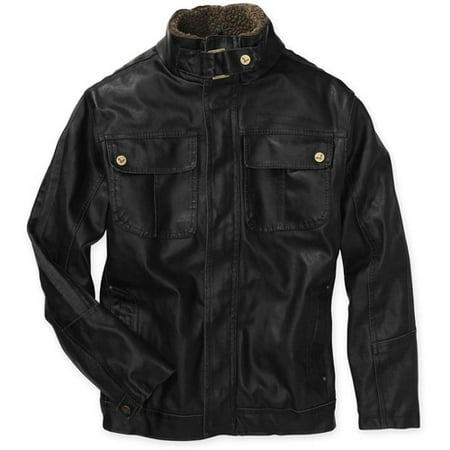 Boys faux leather jacket