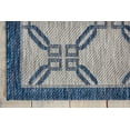 thumbnail image 5 of Nourison Garden Party Indoor/Outdoor Traditional Trellis Ivory/Blue 7'10" x 10'6" Area Rug, (8' x 11'), 5 of 7