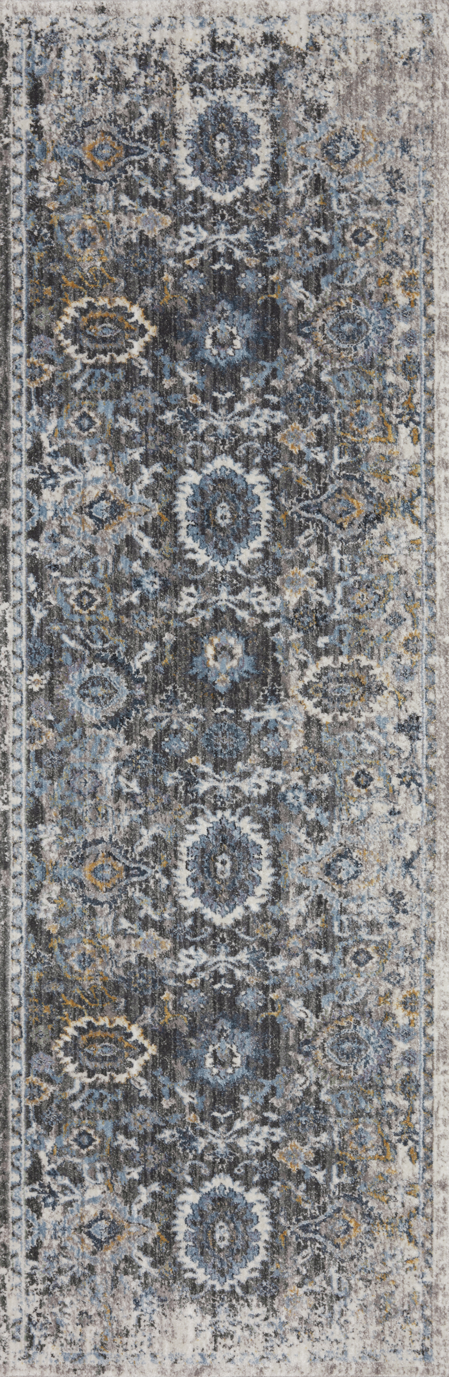 Loloi Samra SAM-02 Grey / Multi Oriental Area Rug 7'-10" x 10'
