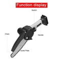 thumbnail image 4 of 6inch Electric Pruning Saws Wood Splitting Chainsaw Brush Motor One-Handed Woodworking Tool for 21V Battery, 4 of 5