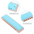 thumbnail image 4 of 10-Hole C Key ABS Resin Blues Harmonica for Kids & Adults - Beginner-Friendly Musical Instrument with Exquisite Workmanship, Accurate Tone, and Color Options (Pink/Purple/Green/Blue) - Includes, 4 of 6