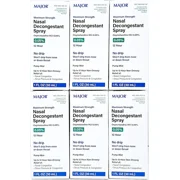 Major 12-Hour Nasal Decongestant Spray, OTC Medicine for Nasal Congestion 1 oz 6-Pack