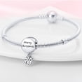 thumbnail image 2 of Jeffery Charms for Women Bracelet Necklace 925 Silver Christmas gingerbread man, cane candy, Snowman flower wreath Pendants,Christmas, 2 of 6