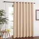 thumbnail image 1 of Cortina Nicetown extra ancha para puerta de patio, color beige, 250 x 213 cm, 1 of 8