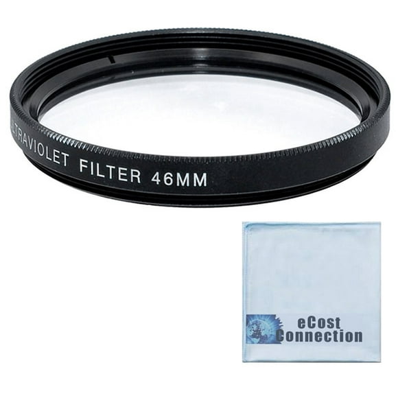 46mm Pro Série Filtre de Protection UV Numérique Ultraviolet Haute Résolution et un Chiffon en Microfibre eCostConnection