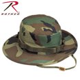 thumbnail image 2 of Rothco 100% Cotton Rip-Stop Boonie Hat - Woodland Camo, 7 3/4, 2 of 2