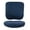 Dark Blue, variant on Removable Stretch Soft Slipcover Office Computer Chair Covers Dark Blue