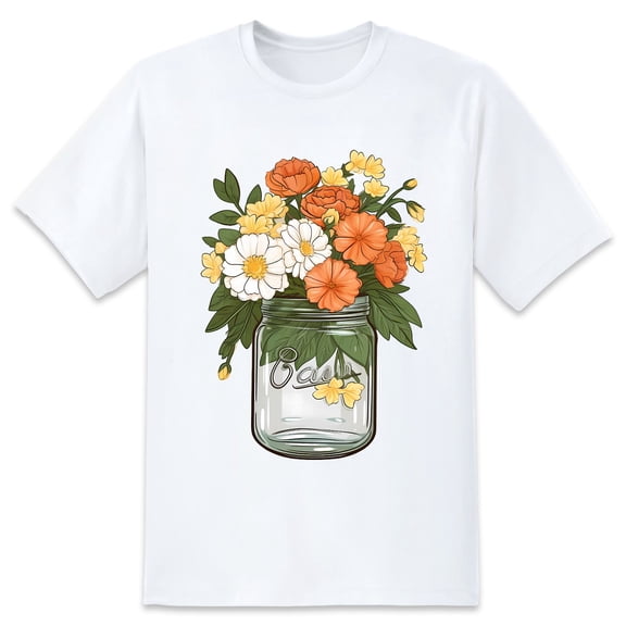 Men's Graphic TeeFlowers (4) Letter Print T-Shirts Round Neck Short Sleeves Sizes XS-5XL Summer Daily Casual Tops