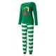 thumbnail image 3 of Conjuntos de pijamas navideños familiares Fiomva a juego con estampado de renos y copos de nieve para parejas y niños, 3 of 8