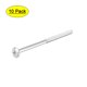 thumbnail image 1 of Tornillos de cabeza Phillips M6x110mm de Unique Bargains, zincados, tornillos cruzados para sujetar cuero, pernos para libro de cuentas, medio roscado, 10Pcs, 1 of 5