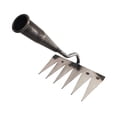 thumbnail image 4 of Almencla Garden Hoe Garden Hand Rake Manganese Steel Sturdy Agricultural Weeding Rake Weeding Tool for Planting Farm Loosening Digging 6 Tines, 4 of 8