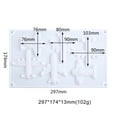 thumbnail image 5 of 5 Cavity Aircraft Airplane Silicone Mold Fondant Mousse Cake Mould Chocolate Decorating Baking Tool, 5 of 10