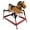 Brown, variant on Happy Trails Plush Ride-On Rocking Horse Toy for 3 to 6-Year-Olds (Brown)