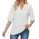 thumbnail image 2 of KIHOUT Blusa de manga corta con cuello redondo y estampado de moda de verano para mujer, camisetas divertidas, blusas para mujer, liquidación, 2 of 5