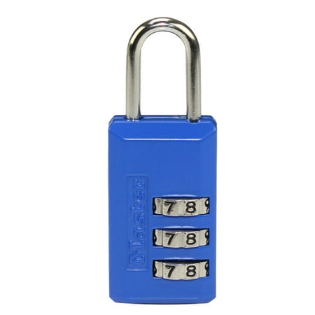 Master Lock Combination Padlock Small Padlock Set Your Own Combination Luggage Backpack Lock Storage Units