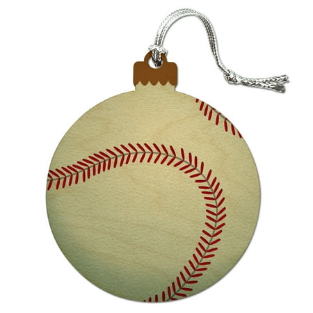 Baseball Ball Wood Christmas Tree Holiday