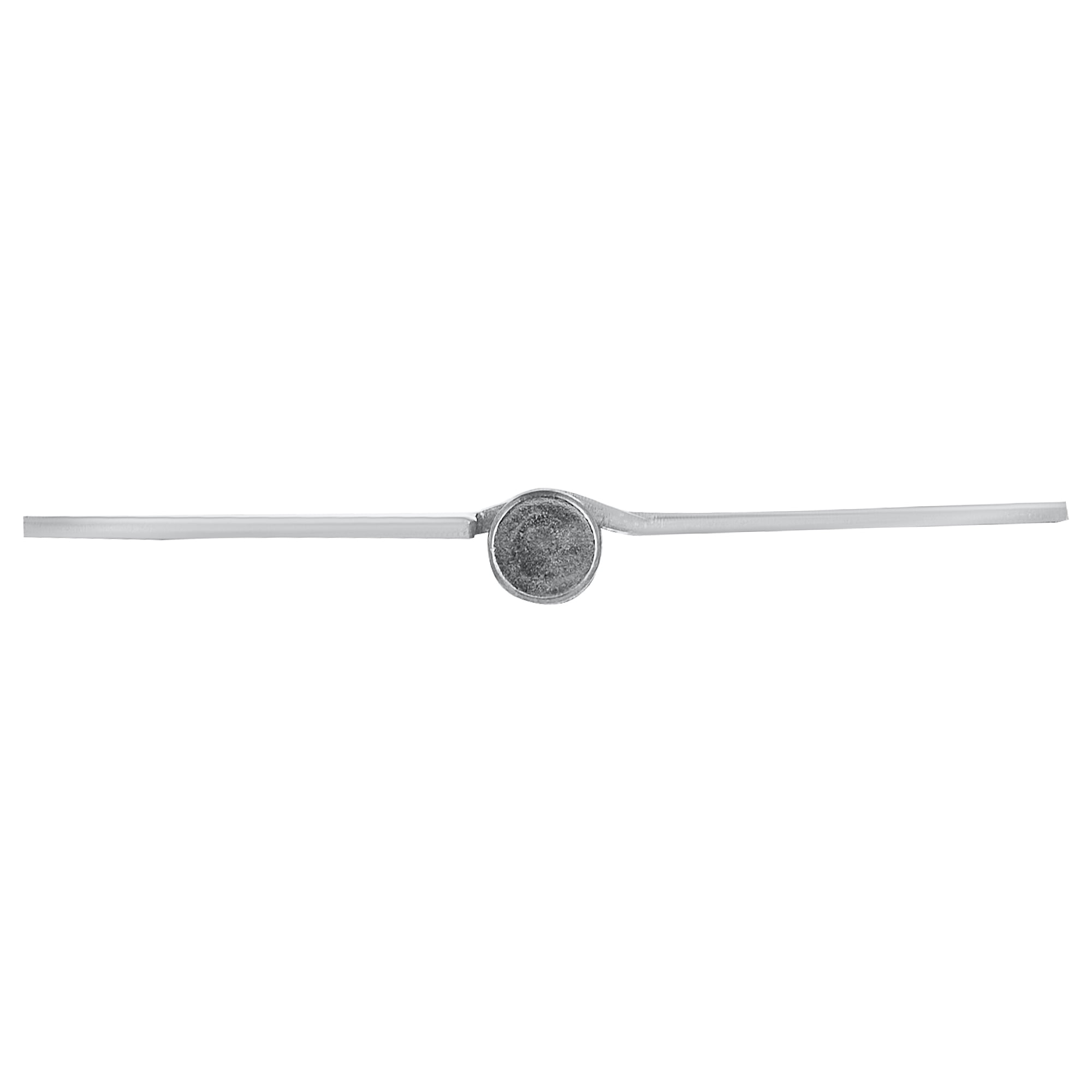 Design House 9-Pack 4" H x .625" Radius Butterfly Interior/Exterior Door Hinges, Brushed Chrome