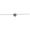 thumbnail image 5 of Design House 9-Pack 4" H x .625" Radius Butterfly Interior/Exterior Door Hinges, Brushed Chrome, 5 of 13