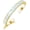 yellow gold, variant on Womens Cuff Bracelet,Opal Bangle Bracelets Gold Plated Hypoallergenic Ladies Gemstone Open Cuff Bangle Bracelet