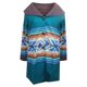 thumbnail image 4 of Mujeres Casual Manga Larga Raya Patchwork Largo Cardigan Tops Blusa Abrigo Fridja BV0+3642, 4 of 5