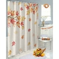 thumbnail image 6 of Maple Leaf Shower Curtains for Bathroom, Fall Fallen Leaves Branch Vintage Linen Autumn Waterproof Fabric Shower Curtain for Bathroom Bathtub Decoration, Machine Washable, 36"x72", 6 of 9