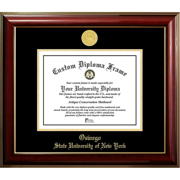 Oswego State University of New York Classic Diploma Frame