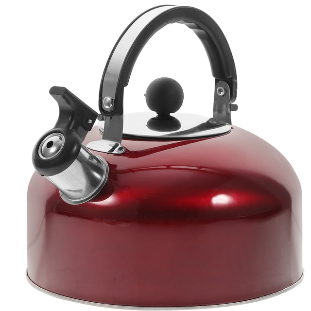 EeaseMX Hervidor de agua doméstico de acero inoxidable, resistente, para estufa