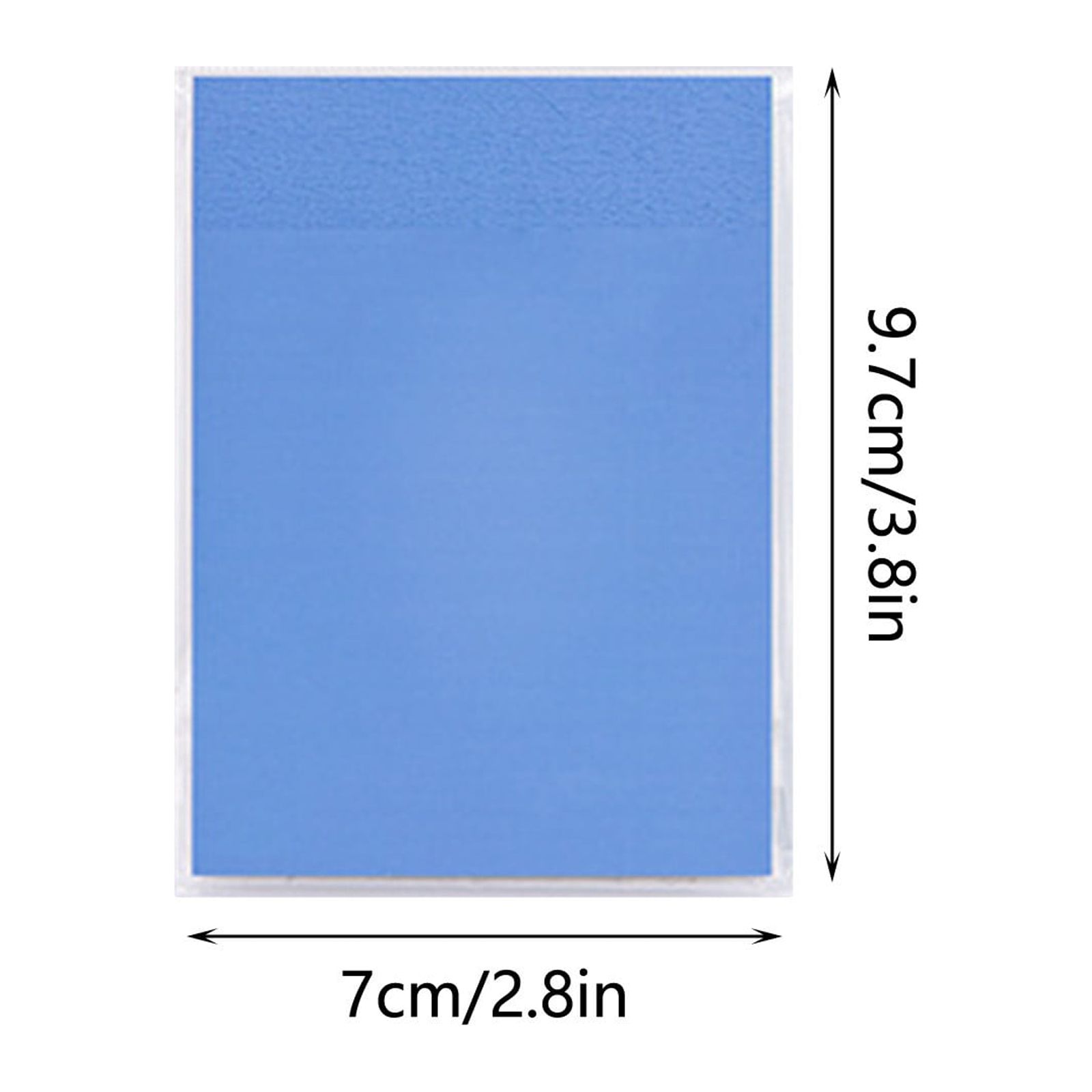 Hesxuno 50 Sheets Sticky Notes Transparent Transparent Paper Clear